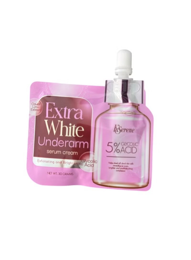 kserene extra white underarm serum 30g